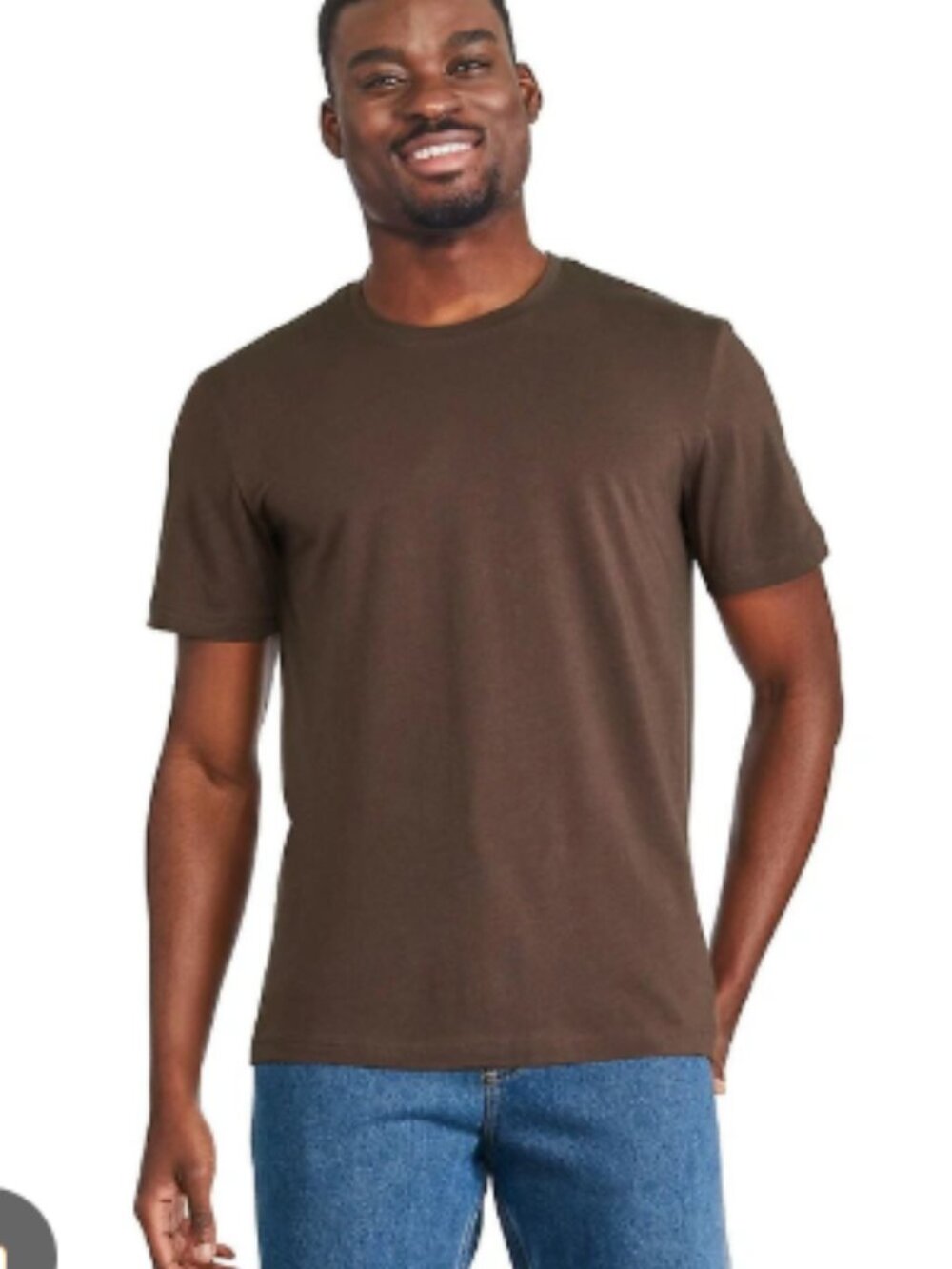 George Men's SS T-Shirt Sz XL (46-48) - Brown
